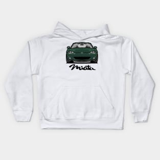 MX5 Miata NB2 Emerald Green Kids Hoodie